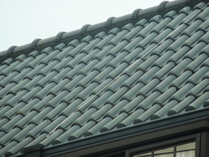 越谷市 屋根塗装リフォームビフォー写真