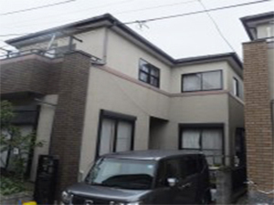 埼玉県越谷市大竹 屋根・外壁塗装リフォームビフォー写真