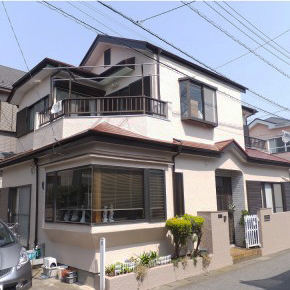 越谷市上間久里 屋根・外壁塗装リフォーム写真