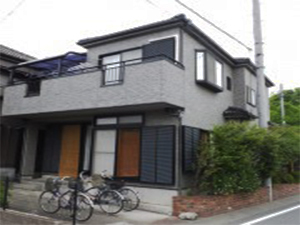 越谷市袋山 外壁塗装リフォームビフォー写真