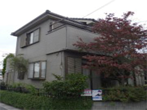 越谷市恩間 外壁塗装リフォームビフォー写真