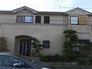 草加市清門町 屋根・外壁塗装リフォームビフォー写真